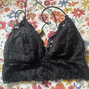 Victoria’s Secret PINK black triangle bralette